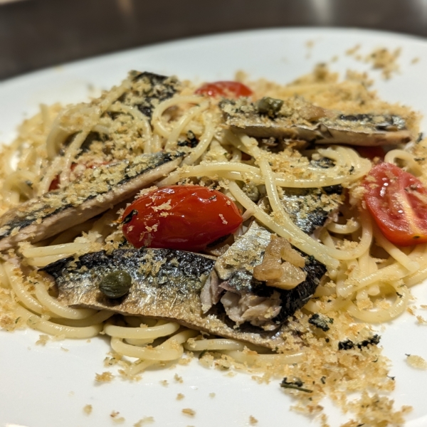 秋刀魚サンマパスタ
