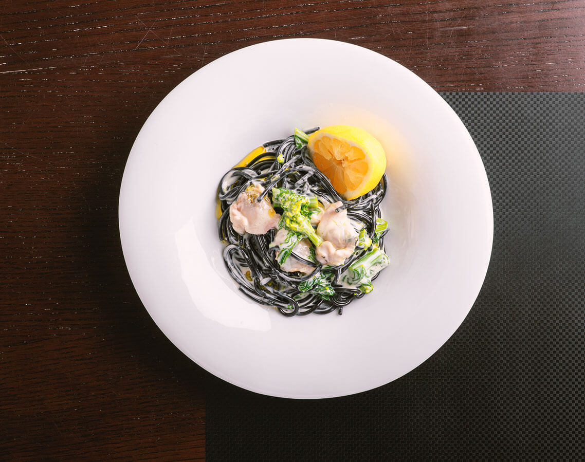 パスタ完成